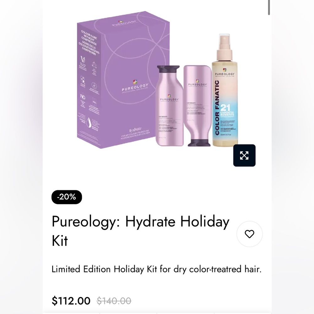 Pureology Hydrate Holiday Set